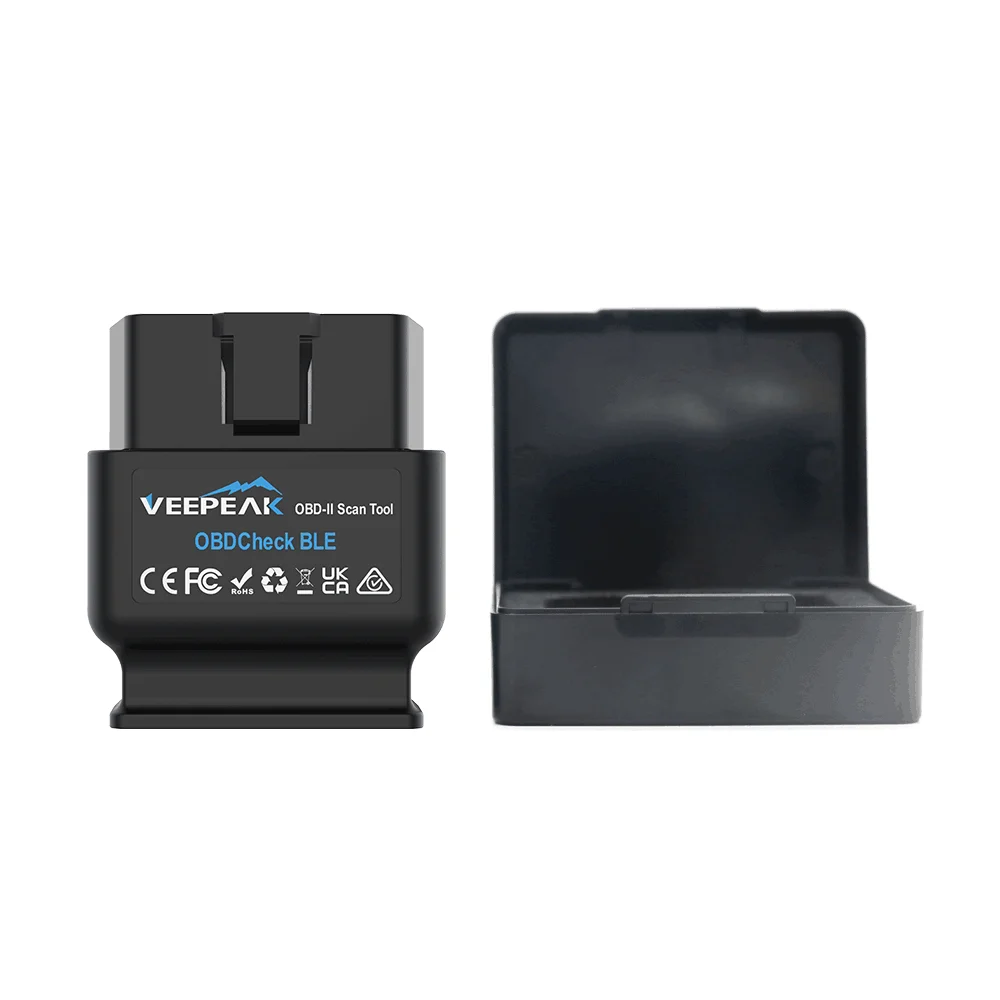 Veepeak obdcheck ble obd2 scanner bluetooth auto obd ii ferramenta de verificação de diagnóstico para ios e android, motor de verificação de carro bt4.0