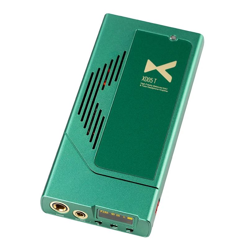 xDuoo XD05T HiFi Portable Decoder XD05 T Dual Tube AMPs Dual ES9039Q2M Chip USB DAC Headphone Amplifier 4.4mm Balanced Outputs