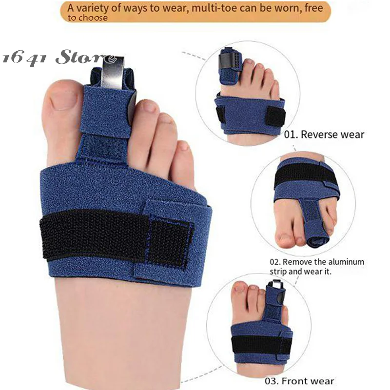 

Portable Toe Corrector Orthotic Foot Bone Thumb Adjuster Pedicure Socks Bunion Straightener Toes Fracture Fixator for Foots Care