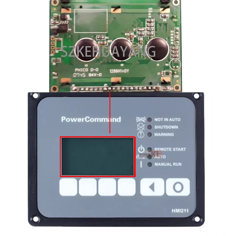 New Compatible With LCD Screen Used For HMI211 Cummins Generator (Warranty for 1 Years)