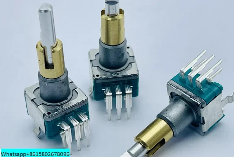 

ALPS11 metal shaft type EC11EBB24C03 dual shaft encoder with switch 30 positioning 15 pulses