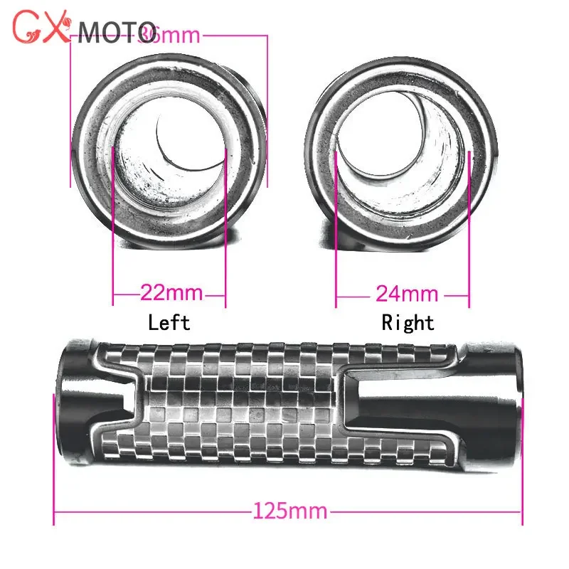 For PIAGGIO Liberty125 MP3 500 Medley Beverly 300 ZIP50 X7 X9 Motorcycle Handlebar Grip CNC Hand Bar Grips Accessories