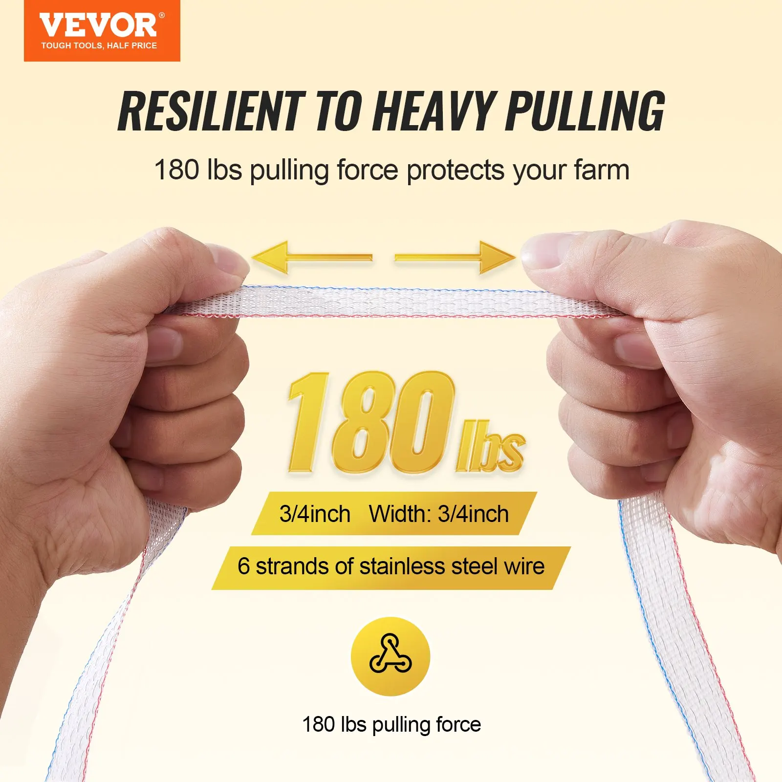 1640 футов 500 м электрический забор лента для ограждения политого типа лошадь крупный рогатый скот