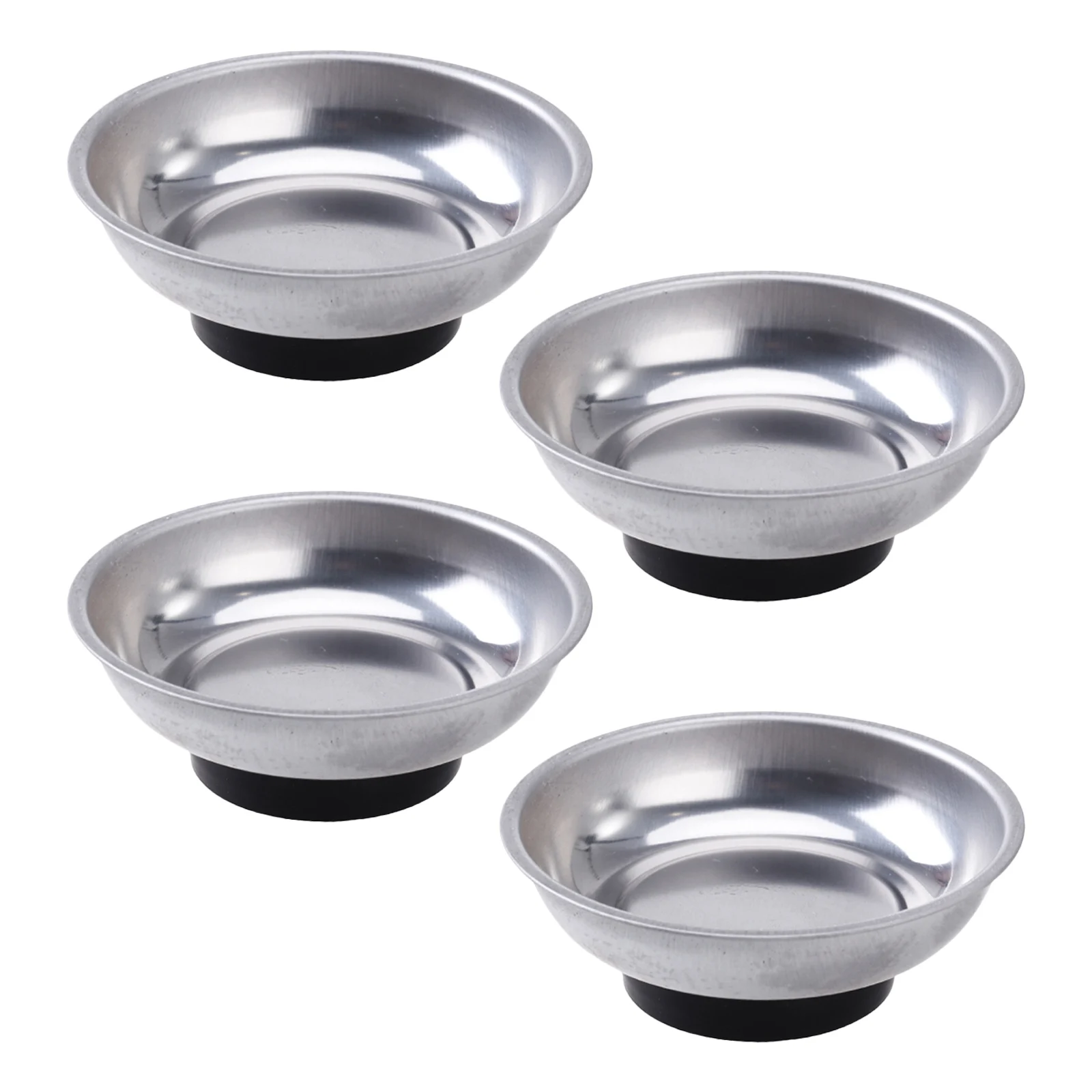 

4Pcs 3 Inch Round Magnetic Tool Bowl Perfect for Hobbyist Or Professional Applications Parts Tray Magnetic Parts Tray
