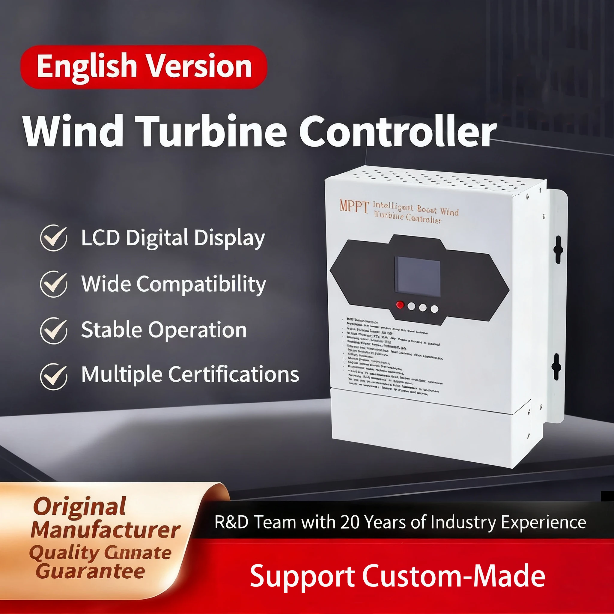 

60A MPPT Solar Charge Controller 12V 24V 48V Wind Battery Charge Regulator Charging Controller Max PV 100VDC