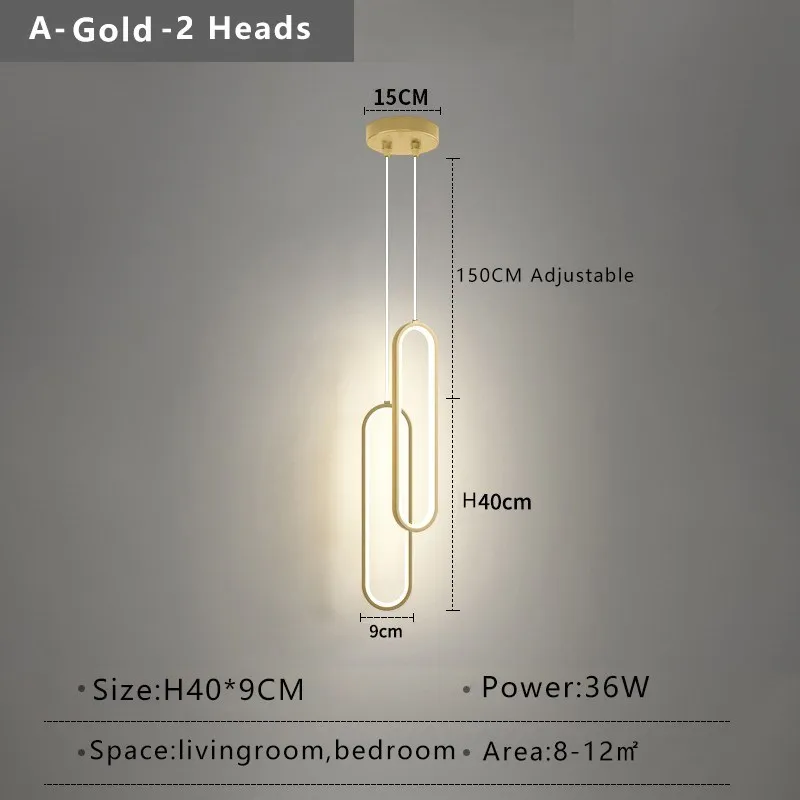 Moderne minimalist ische LED Pendel leuchte Kronleuchter für Schlafzimmer Restaurant Wohnzimmer Gold schwarz Hängelampen Dekoration LED Glanz