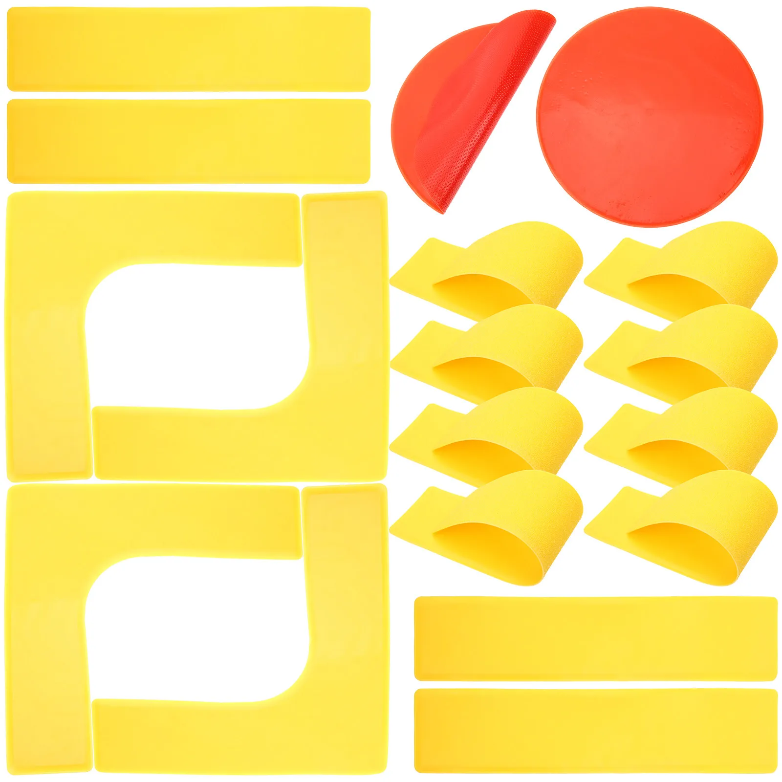 

Набор напольных маркеров для тренировок, устойчивых к разрывам, нескользящих, для футбола, баскетбола, тенниса и других видов спорта