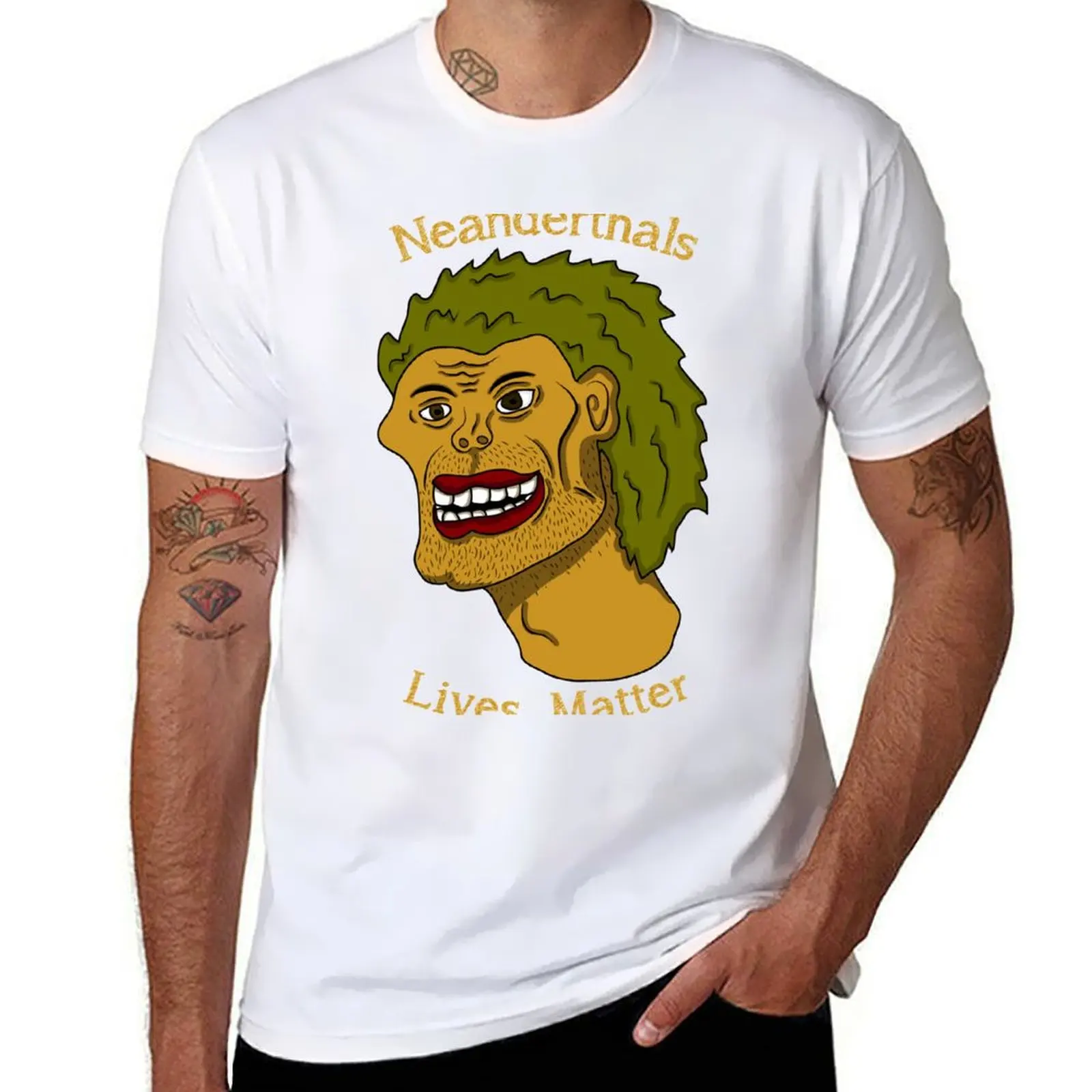 

Neanderthals Lives Matter T-Shirt t shirt man cotton t shirts for man cotton soft man t shirt summer T-Shirt