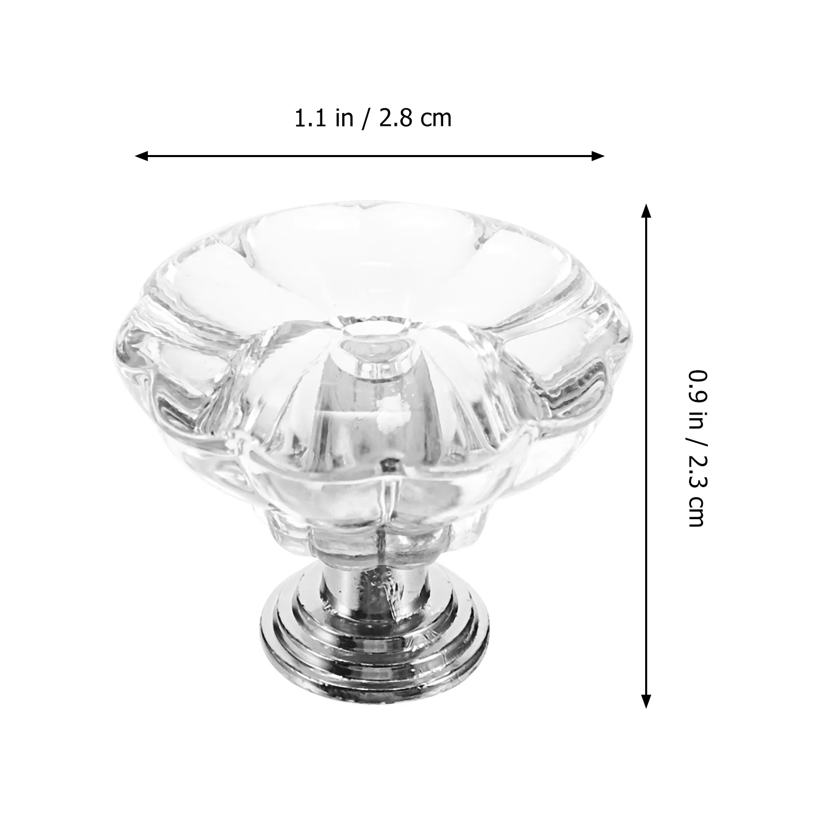 

6Pcs Bedside Cabinet Knobs Smooth Finish Drawer Knobs for Cabinet Door Wardrobe Pull Handles Cupboard Drawer Knob