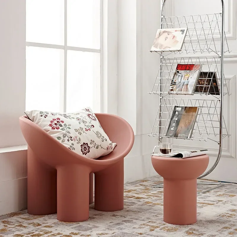 

Скандинавский современный минималистичный маленький круглый журнальный столик из ПЭ-пластика, креативный приставной столик для дивана в гостиную/дом