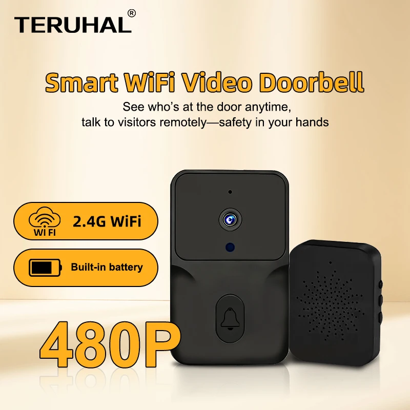 

Открытый беспроводной Wi-Fi дверной звонок умный дом дверной звонок камера видео дверной звонок ночного видения домофон видео безопасность звонок звонок