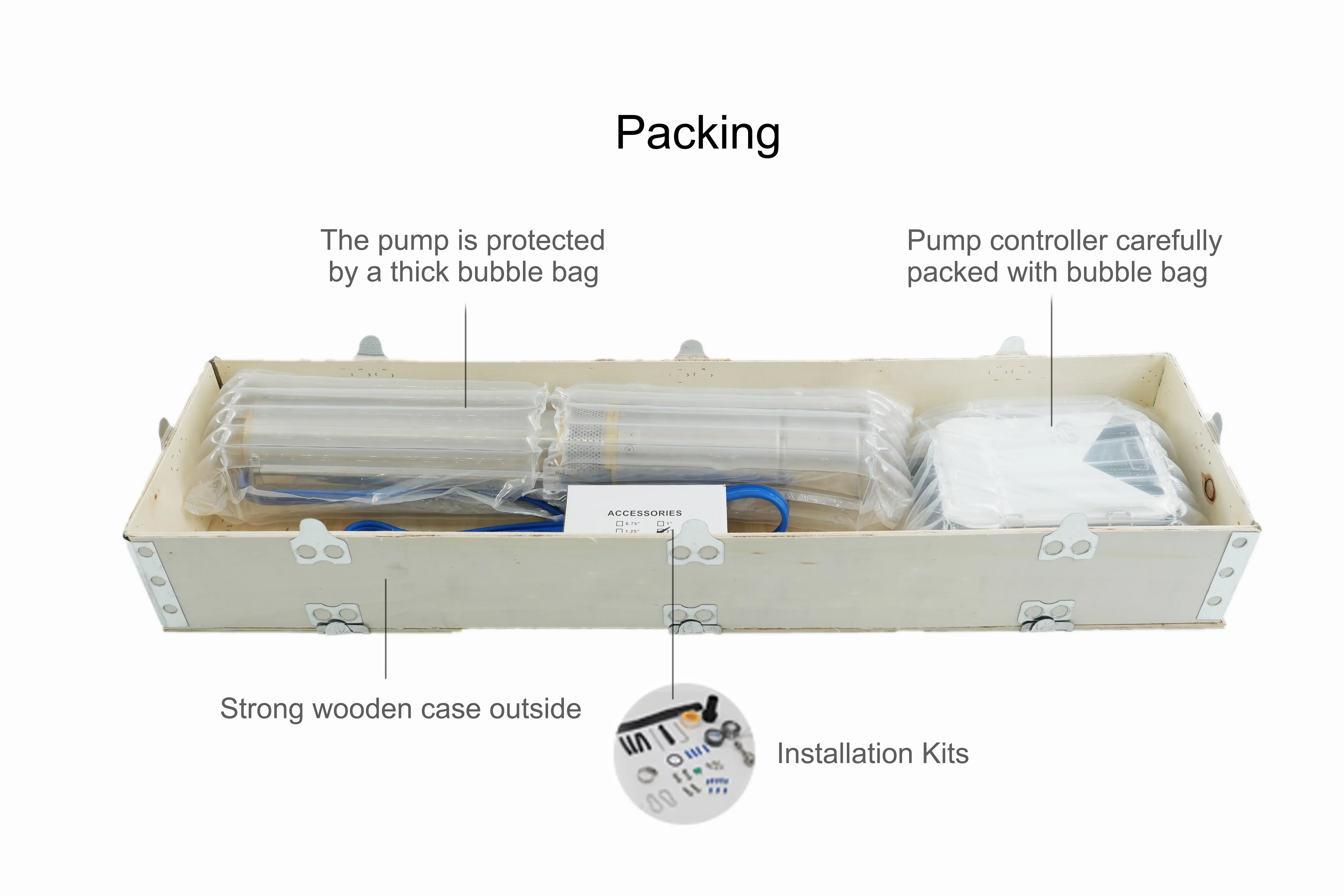 ump Is Used for Farm Irrigation 5.5hpSolar Water Pump Solar Hybrid Water P