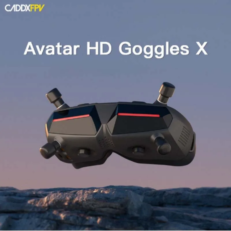 

Walksnail Avatar HD Goggles X 1080P 100FPS FOV50 Built-in Gyro Bluetooth Wi-Fi Module for FPV Drones Fixed-Wing RC Cars-7-26V