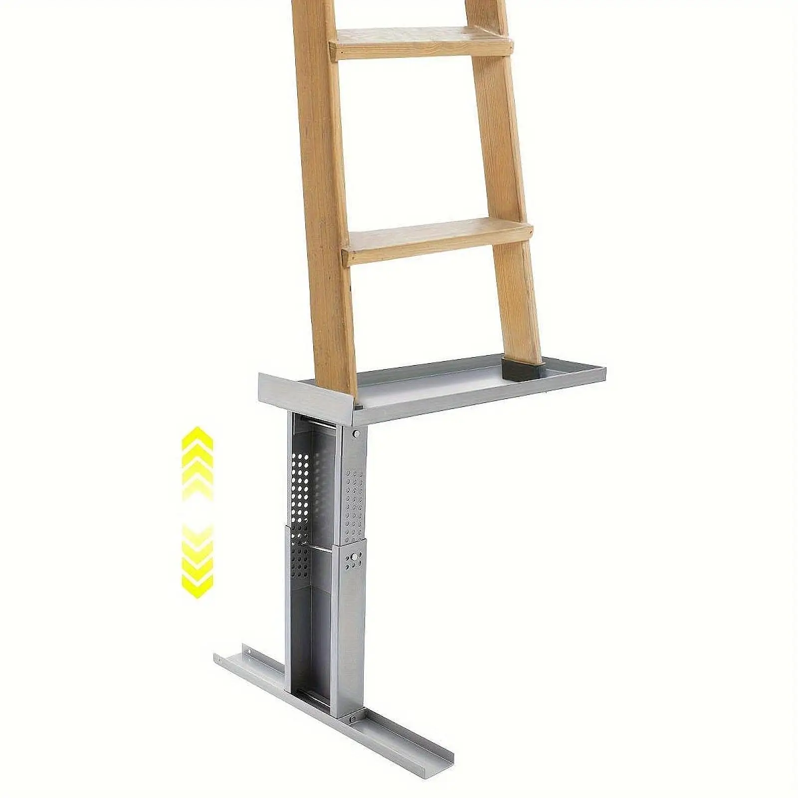 Extensor de escalera Accesorios de escalera Acero Conveniente Práctico Altura ajustable