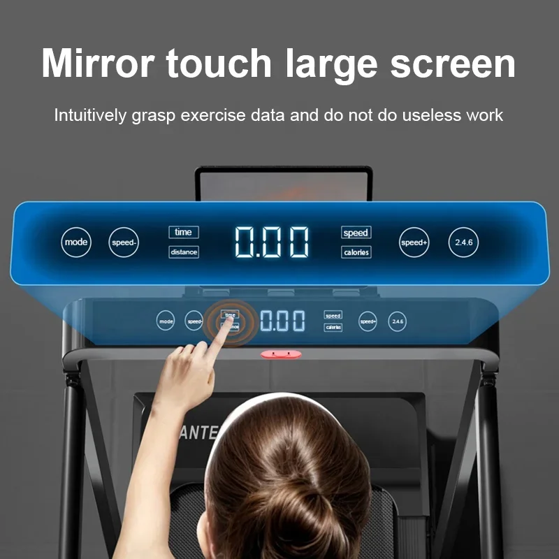 المبيعات الساخنة 1-10km/ساعة مخصصة المشي الكهربائية وسادة المشي تحت مكتب آلة الاستخدام المنزلي #4