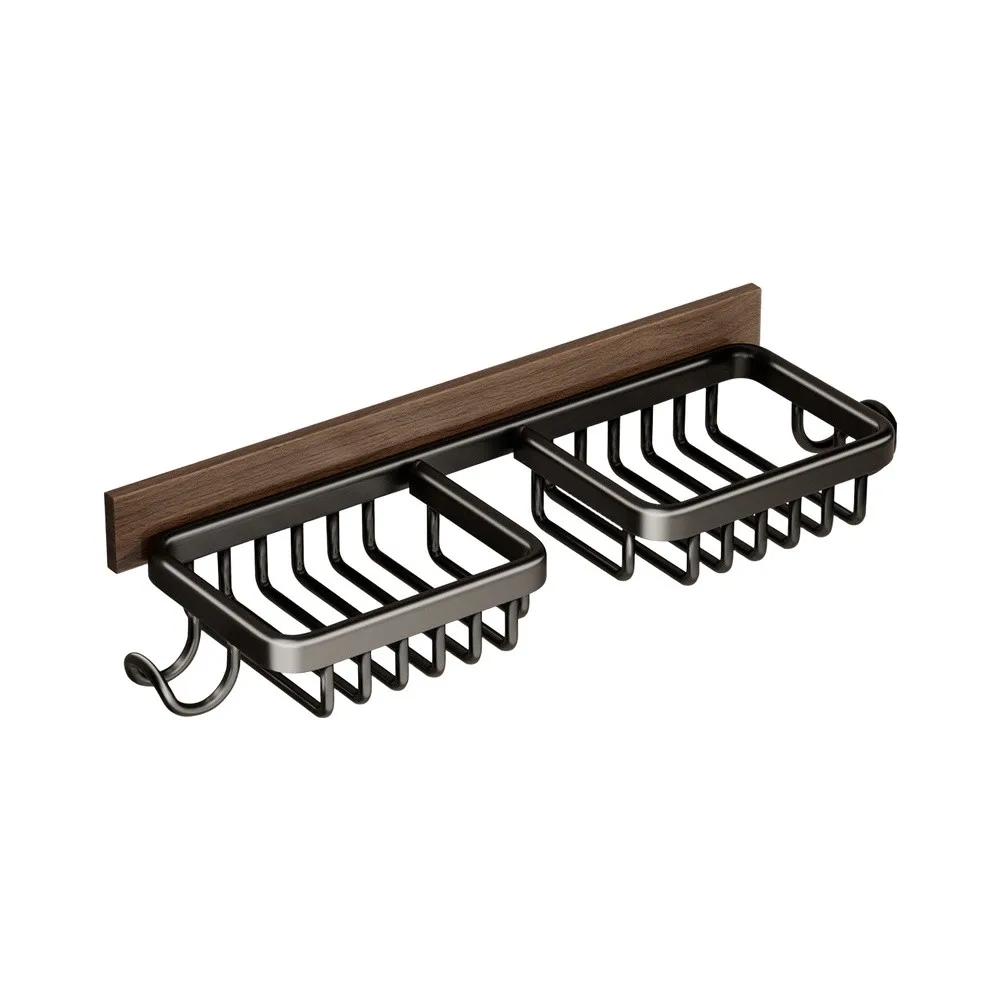 Minimalist Faucet-Attached Organizer Built for Daily Use with Carbon Steel Frame and Mounting Components for Stability