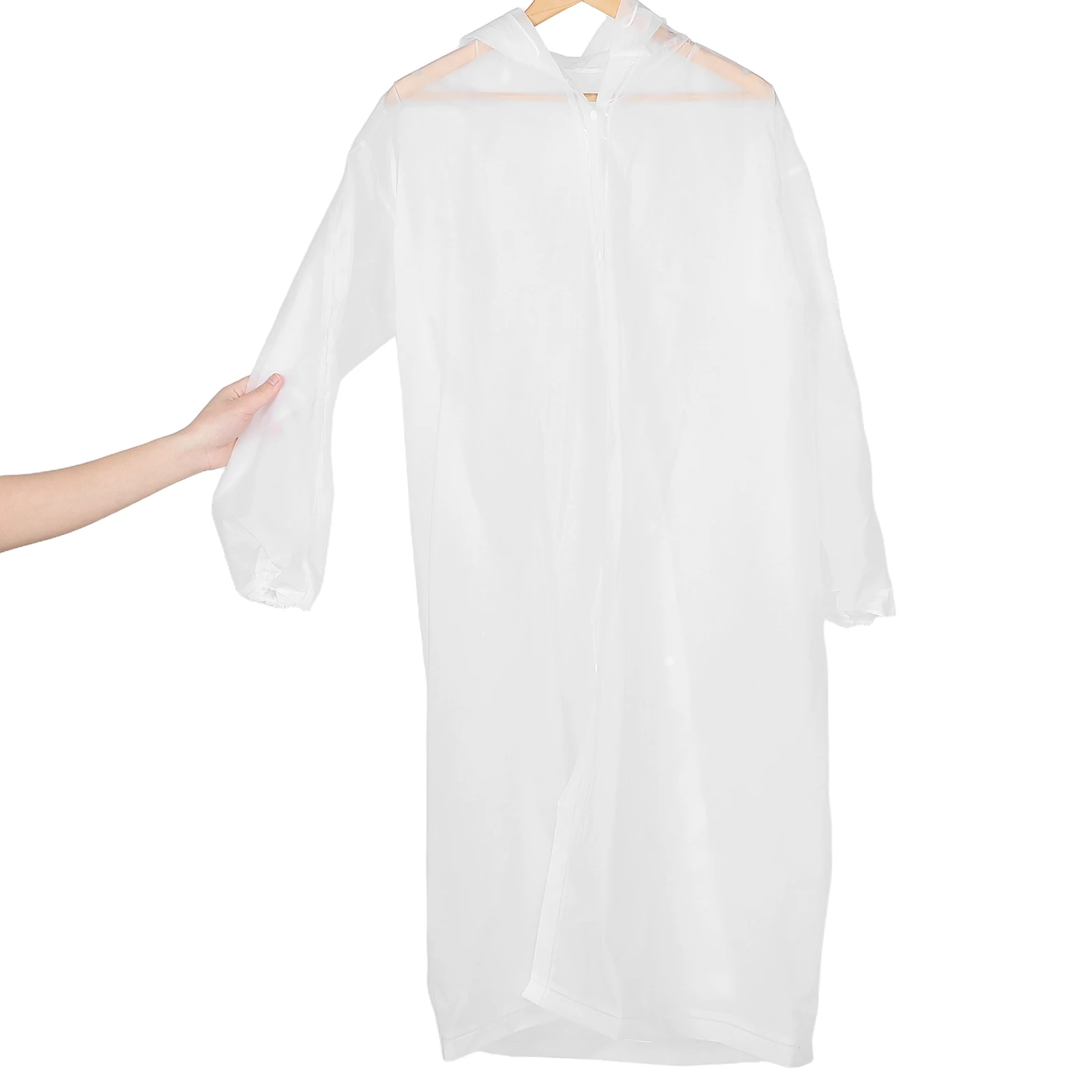 

2pcs Rain Poncho For Adults Heavy Duty Waterproof Reusable Travel Camping Hiking Outdoor Gear Foldable Raincoat Hood Unisex