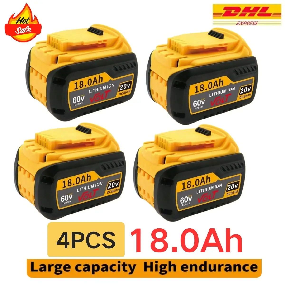 

For DeWalt 20V/60V MAX Li-ion Battery for DeWalt DCB547-XJ DCB200/DCB201 for Flexvolt Tool Batteries Replacement Battery