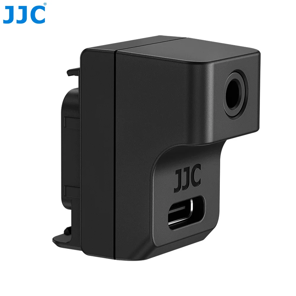 Adapter audio JJC Insta360 Ace Pro 2 Adapter mikrofonu do Insta 360 Ace Pro Zewnętrzny mikrofon Typ-C Porty audio 3,5 mm Obsługa ładowania — zdjęcie produktu 7