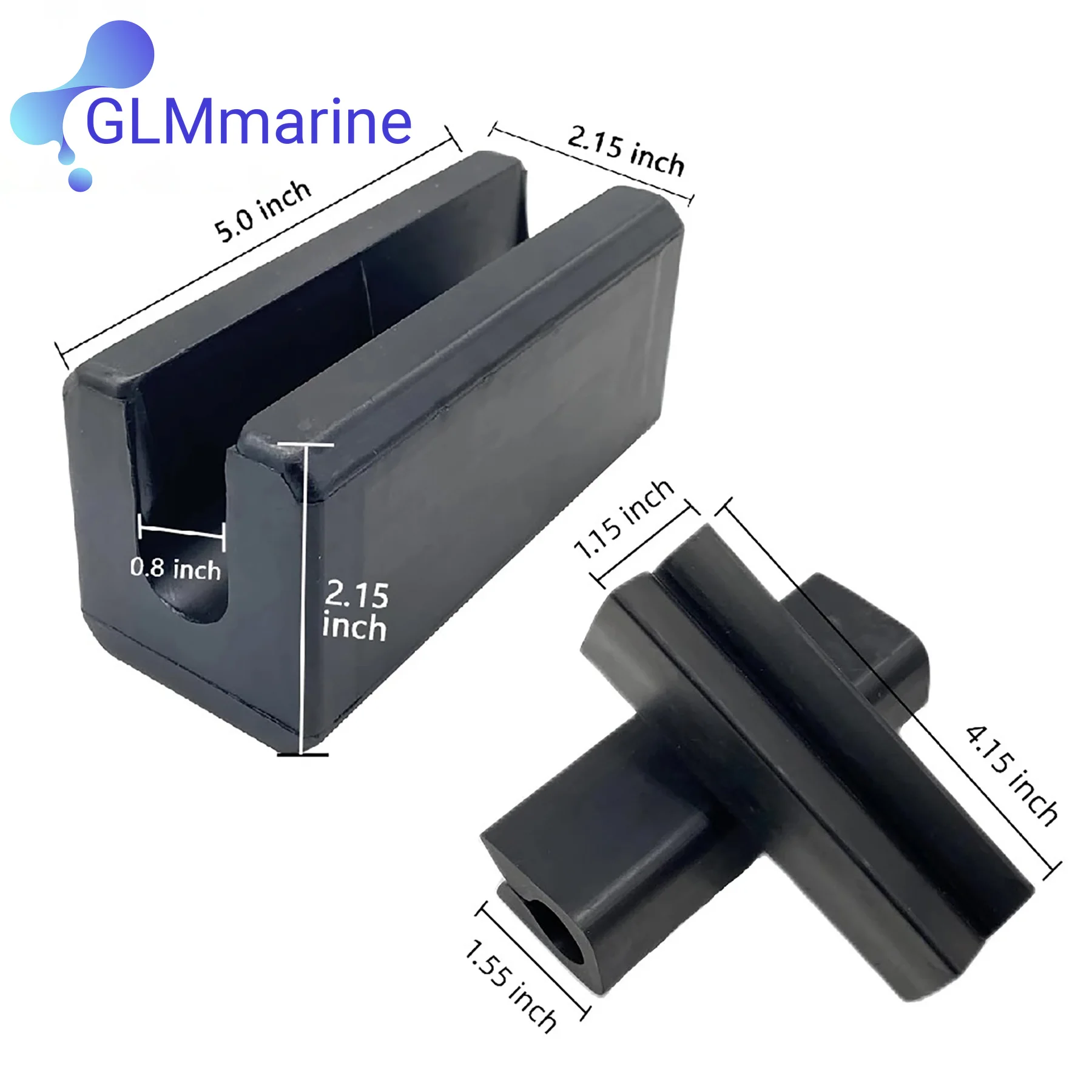 Transom Saver Support and Trailering Motor Locks for Single Ram Outboard Mercury Evinrude Johnson Yamaha Honda Tohatsu Rubber