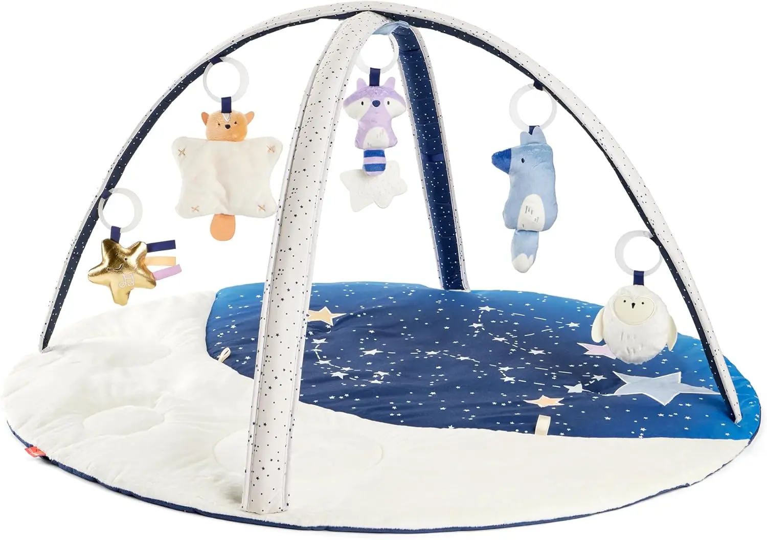 

Игровой развивающий центр 3-в-1 для малышей, коврик для игр на животике с дизайном «Небесные мечты», подходит для детей от 0 до 2 лет