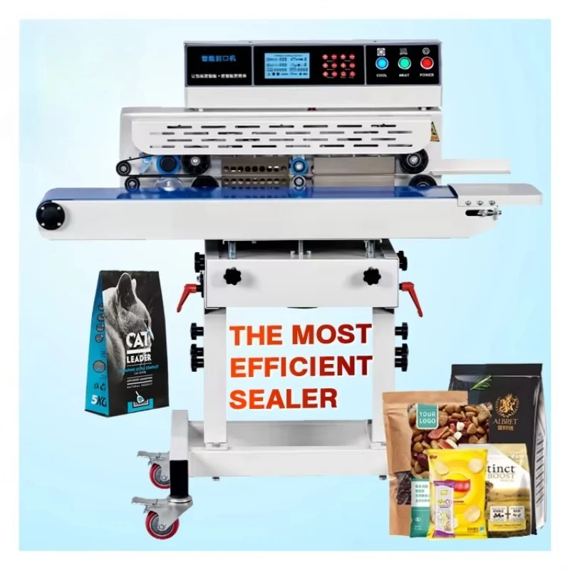 

210A horizontal continuous sealing machine for heat sealing machine of polyester film PE bag