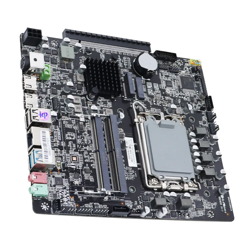 Imagem -04 - Zillion-mini Itx Motherboard H610 Pro Lga 1700 Dual Channel Ddr4 Suporte Core i3 i5 Cpu i7 Slot para Placas Gráficas Discretas Novo