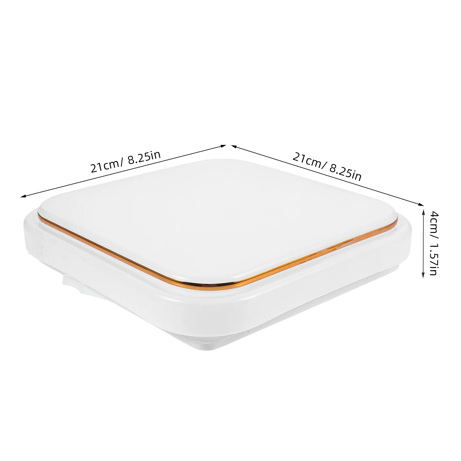 Ceiling Light Cover Square Plastic Lampshade Easy Clean Bedroom Living Room Ceiling Fixture Light Covers