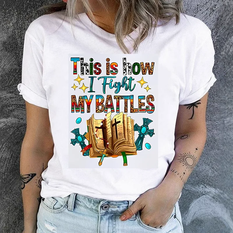 Fashion Cute Cartoon Girl Printed Short Sleeve Top Ladies T-shirt Loose Shirt Harajuku  Women Clothing  Summer polyester fabric