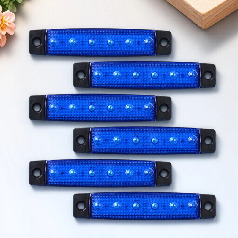 

6Pcs LED Stern Lights for Boats Waterproof Marine Navigation Lights Utility Strip Light Washing Resistant Long Lifespan Boat