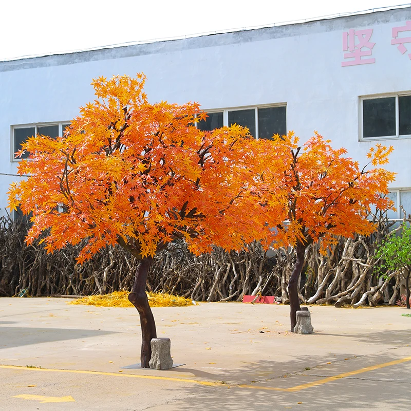 Imagem -05 - Fake Maple Tree Decoration For Shopping Mall Grande Planta Verde para Hotel Paisagem Interior e Exterior Wish Trees