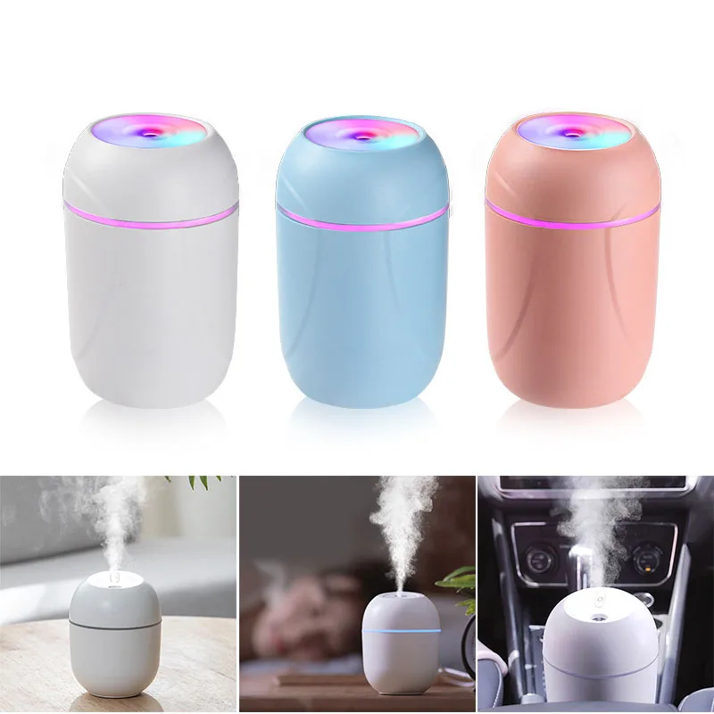 220ml Portable Mini USB Humidifiers Auto Shut-Off  Small Humidifier for Bedroom Car Office Travel