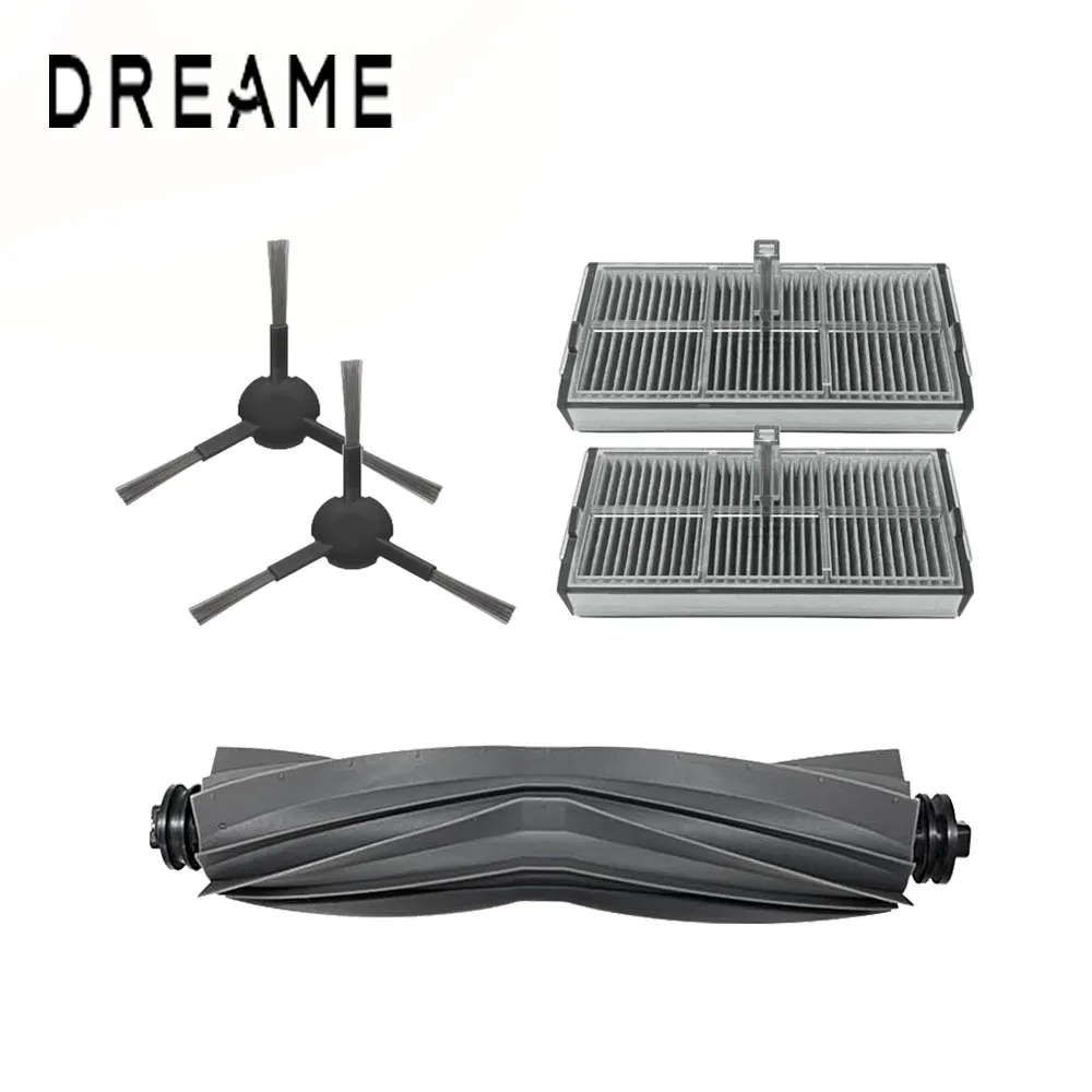 Originele Dreame D30 Ultra reserveonderdelen: rubberen hoofdborstel/TriCut-borstel, zijborstels, filter, mop, stofzak voor X30 Ultra/L10s Ultra Gen 2