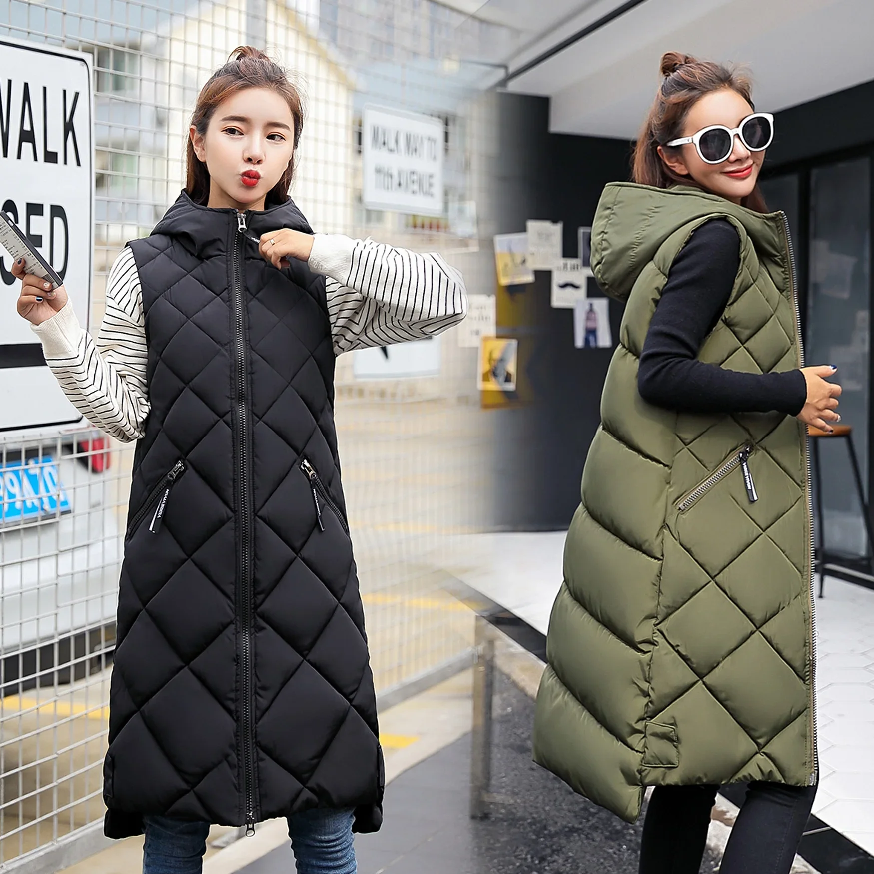 

New Women's Fashion Casual Warm Jacket Female Bisic Coats Woman Winter Clothes Women 2022 Casual Nice Ladies Waistcoat Outerwear