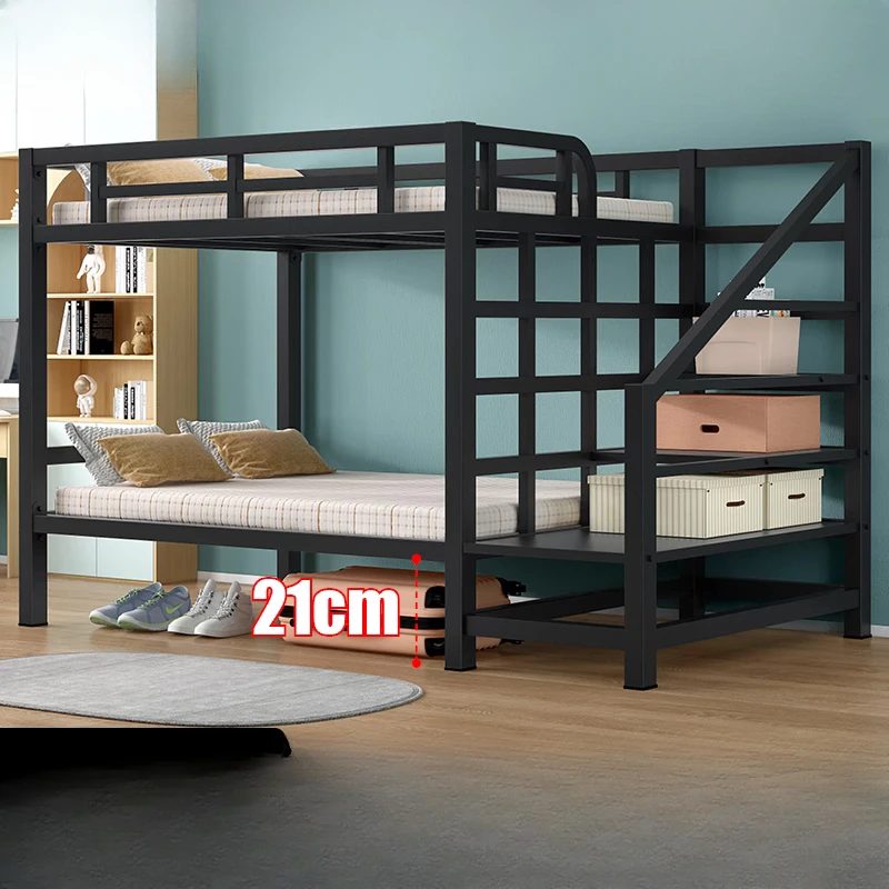 

Iron Art Small Unit Double decker Penthouse Bed Iron Art Bed Top and Bottom Pavements Elevated