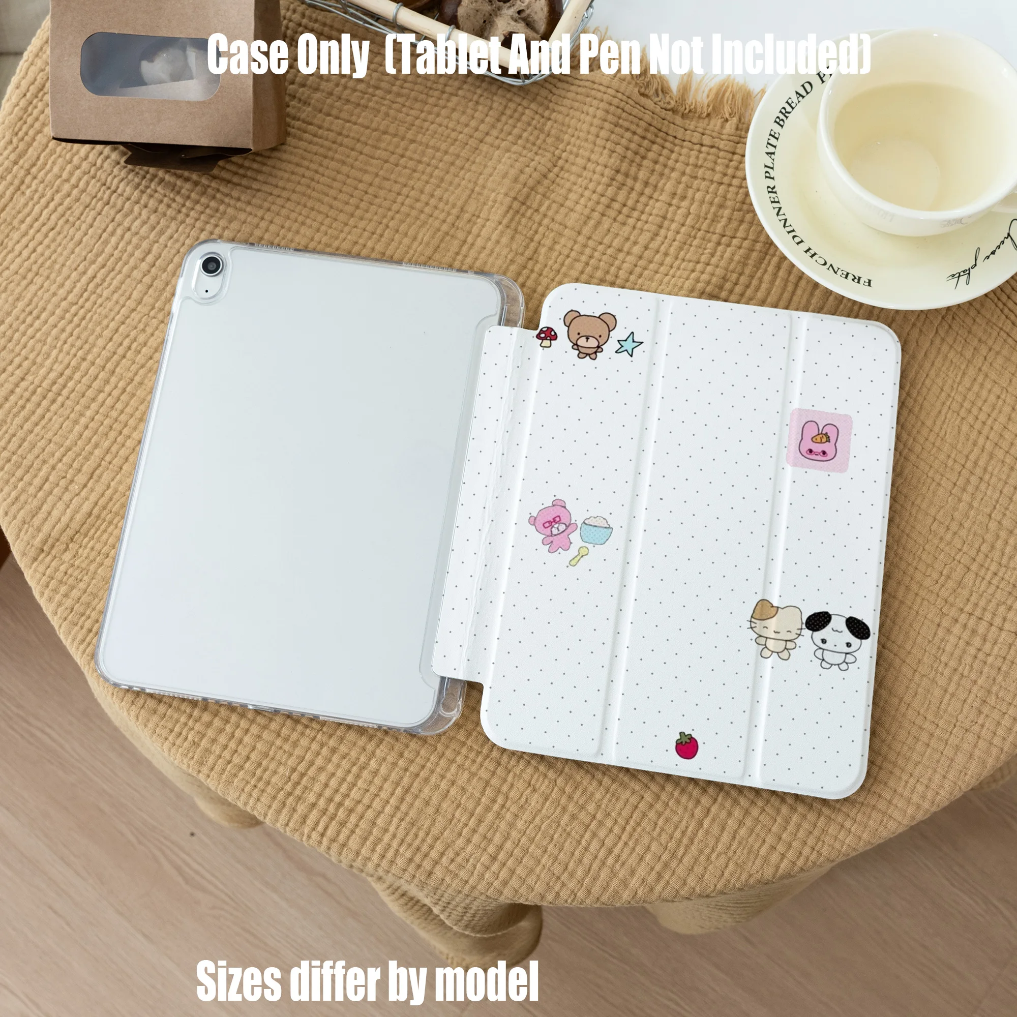 

Стильный чехол для Apple iPad 10.9, 10.2 дюйма, Air7 Pro 11, Mini, мягкий чехол с полной защитой и элегантными цветами, подходит для всех моделей iPad