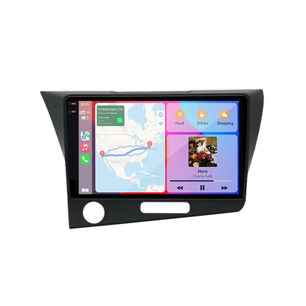 Android 16 autoradio voor Honda CRZ lhd 2010 - 2016, BT stereo, geen 2din video, draadloze Carplay, Auto ADAS, multimedia, 4G speler, DSP - afbeelding 2