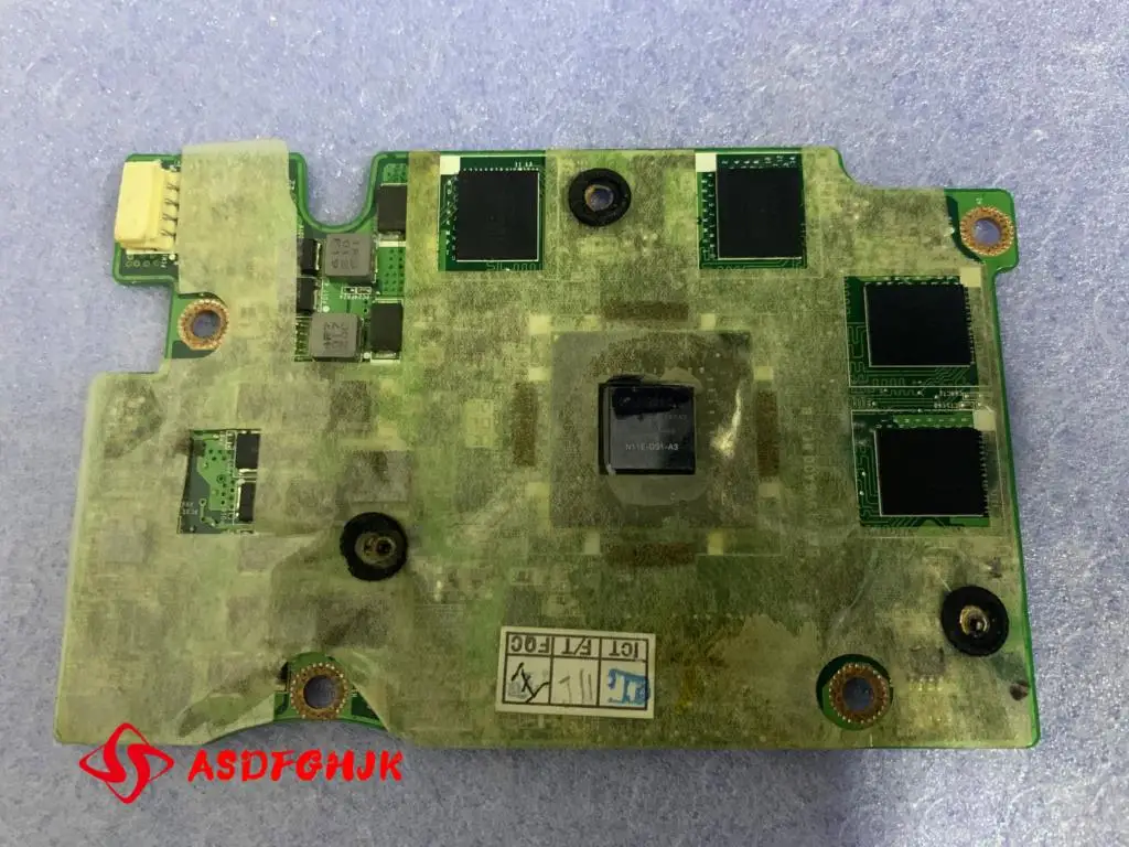 Placa gráfica de vídeo original para Toshiba, Qosmio X505, 34TZ1VB00I0, DATZ1SUBAD0, N11E-GS1-A3, Geforce GTS 360M, 1GB DDR, 100% testado OK