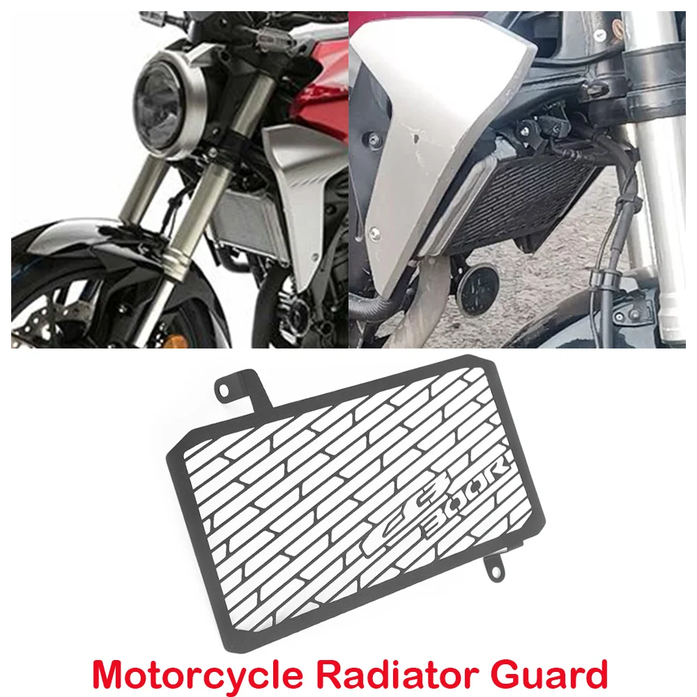 Fits for Honda CB300R ABS CB300 R CB 300R 2018 2019 2020 2021 Motorcycle Radiator Cover Front Cooler Logo Grille Protector Guard