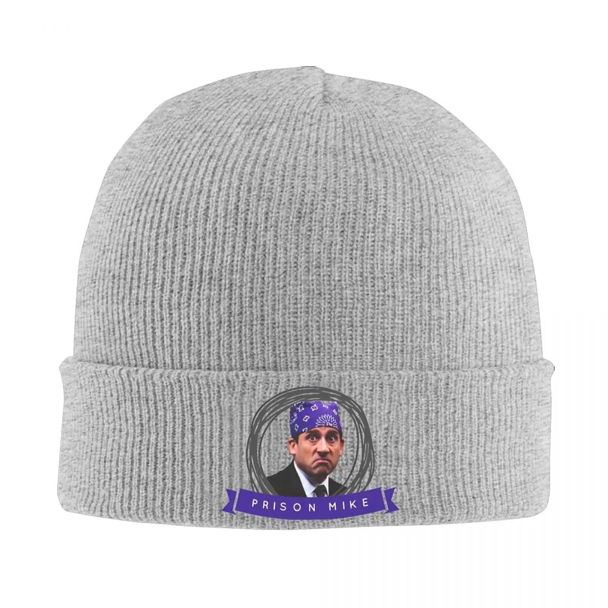 Gorro de punto de Michael Scott Prison Mike para hombre y mujer, gorro cálido de calle, gorras de TV de oficina, Otoño e Invierno