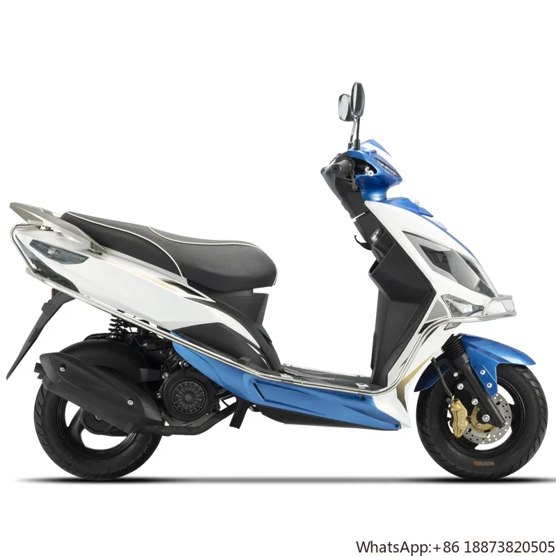 Factory moped scooter 150cc Price Ratio Fast Gasoline Motorcycle White Customizable Gas Diesel Oil CN;GUA