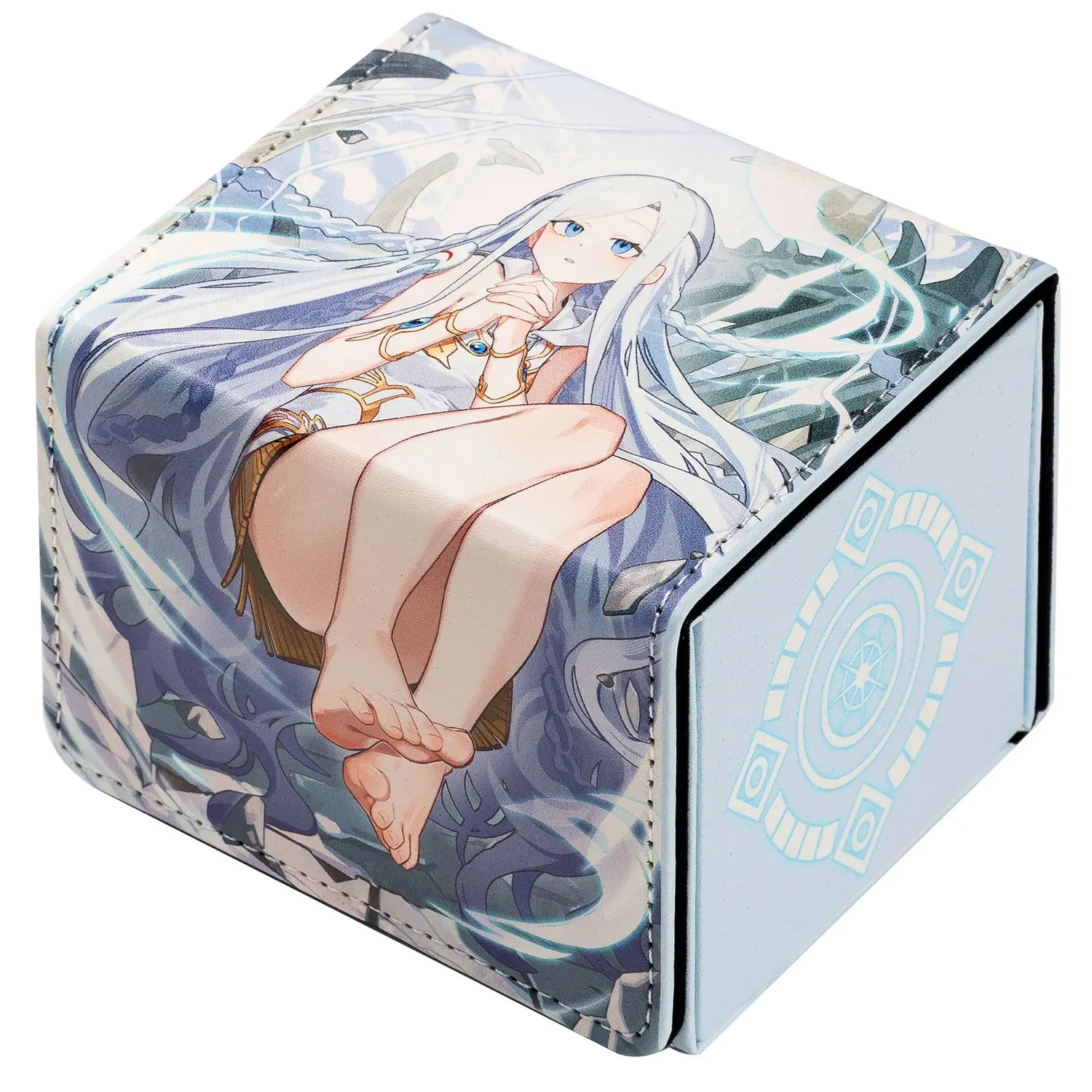 

100+ PU Anime Cards Storage Box Deck Board Game TCG Cards Box Protector Bag for MGT/Pkm/Yu-gi-oh/Trading Card Collecting Game