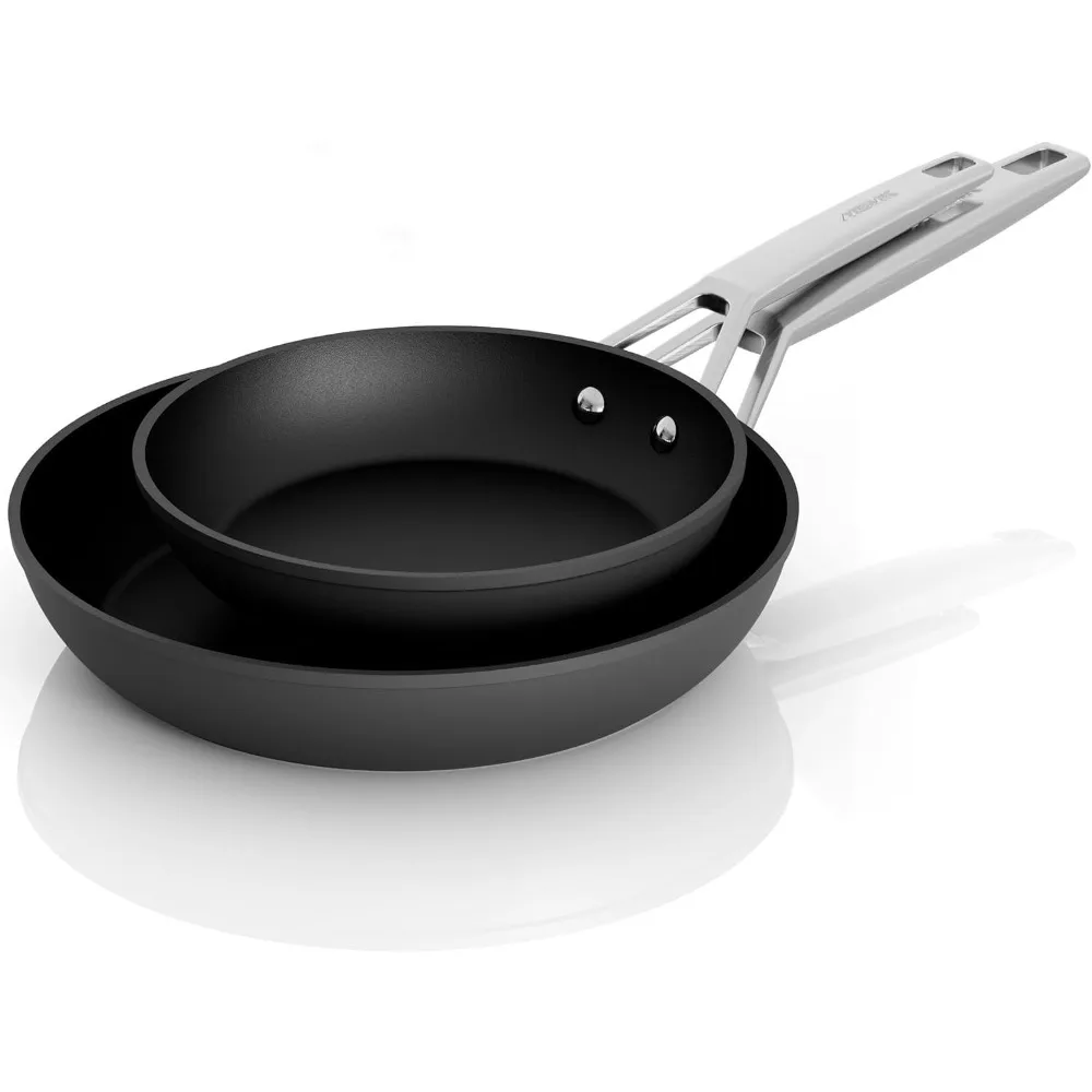 

Non Stick Frying Pans, 10 Inch and 12 Inch Nonstick Frying Pan Set PFOA Free Non-Toxic