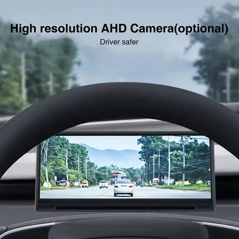 จอแสดงผลแบบ Head-Up Display ขนาด 8.9 นิ้ว ยี่ห้อ CATRONICS สำหรับรถยนต์ Tesla Model Highland 3/Y Juniper ปี 2025 รองรับ Android Auto และ Carplay พร้อมฟังก์ชันอัปเดต OTA ติดตั้งช่องแอร์