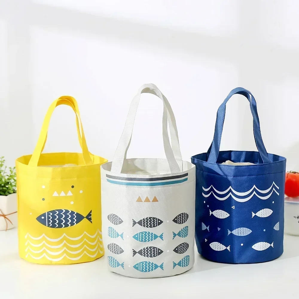 Thermal Lunch Bags for Women Student Portable Waterproof Insulated Lunch Bag Fresh Cooler Food Storage Bag Picnic Handbags