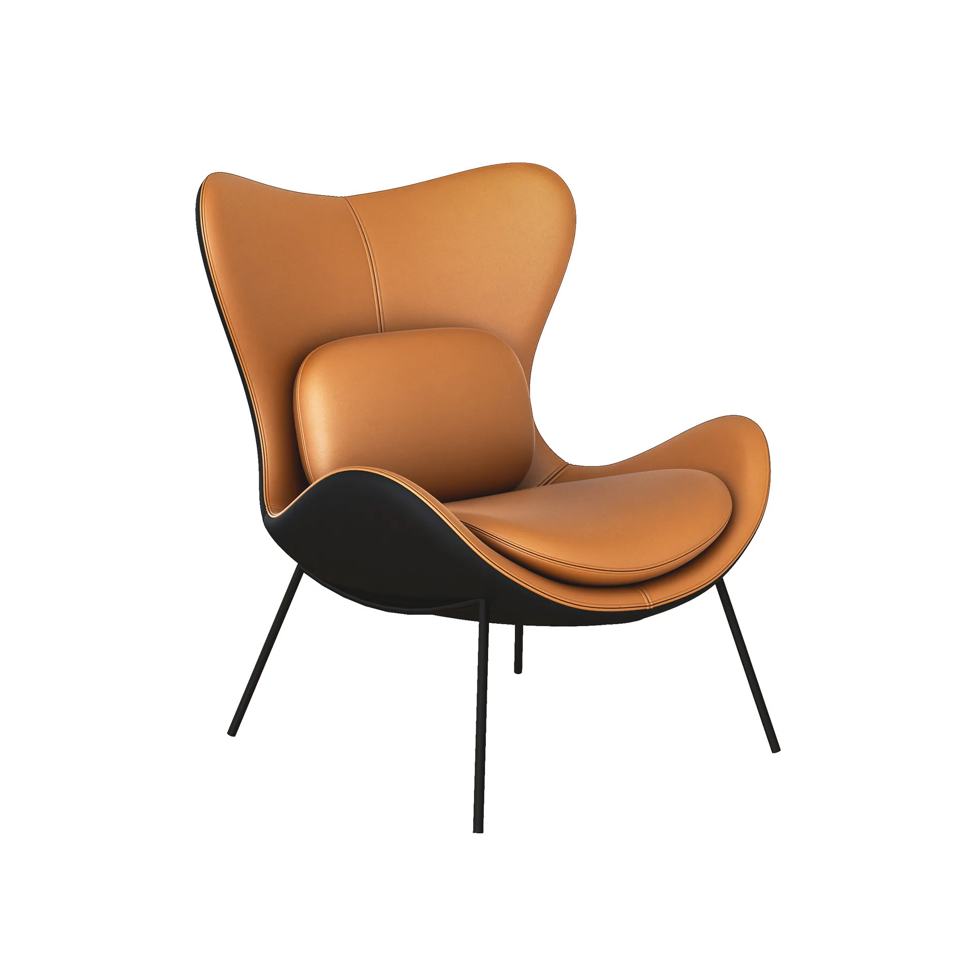 

bedroom furniture designer leather light luxury chair with ottoman