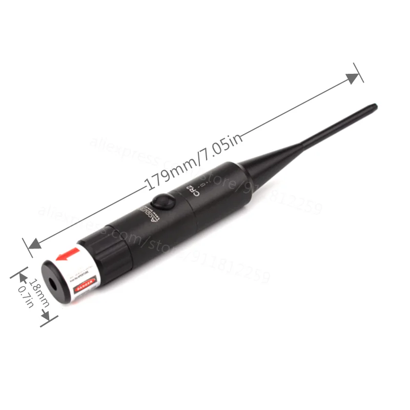 Bore-sighter láser táctico 32 adaptadores – Calibres .177 a 12GA