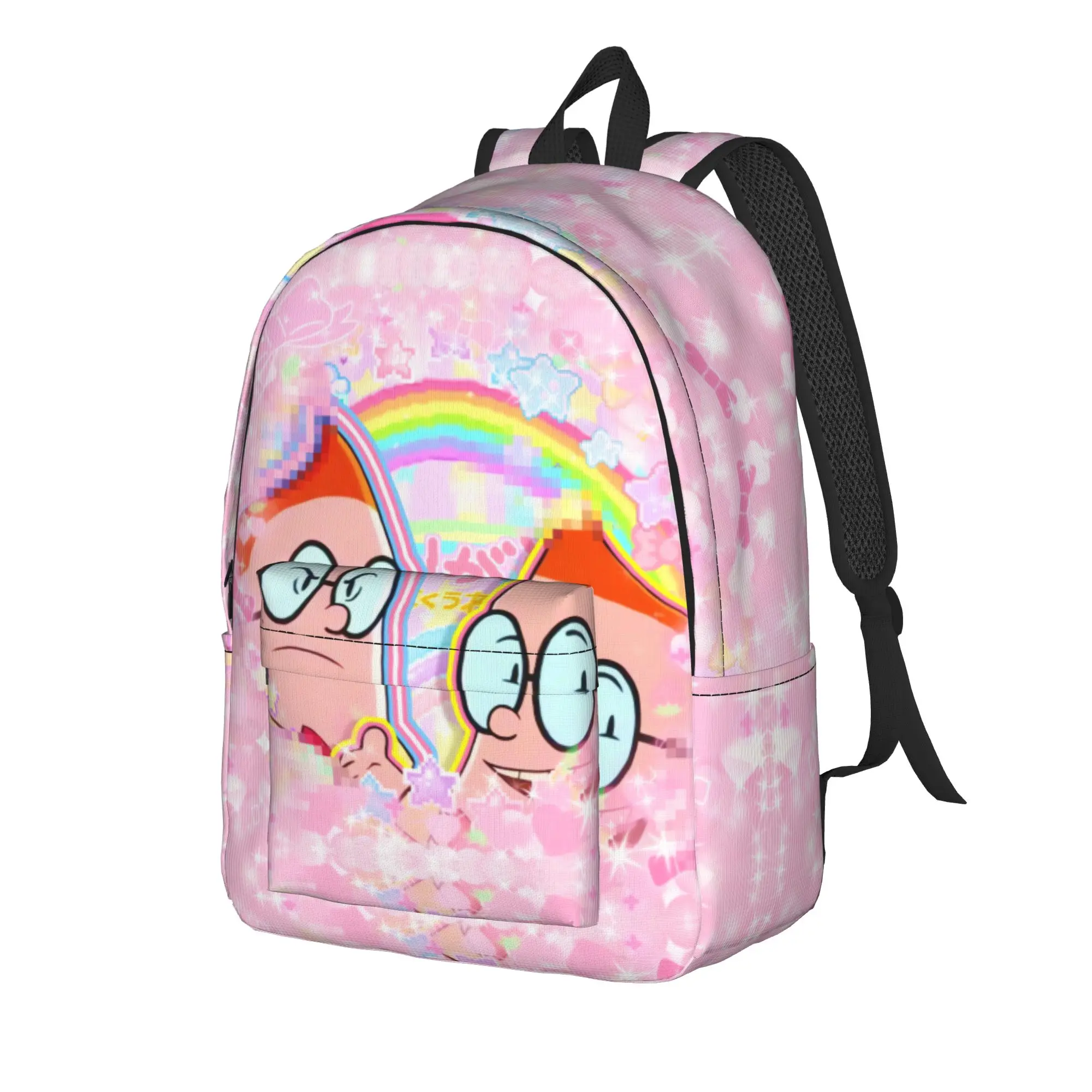 Captain Underpants Backpack  Boy Polyester Daily Backpacks Print Kawaii School Bags Rucksack