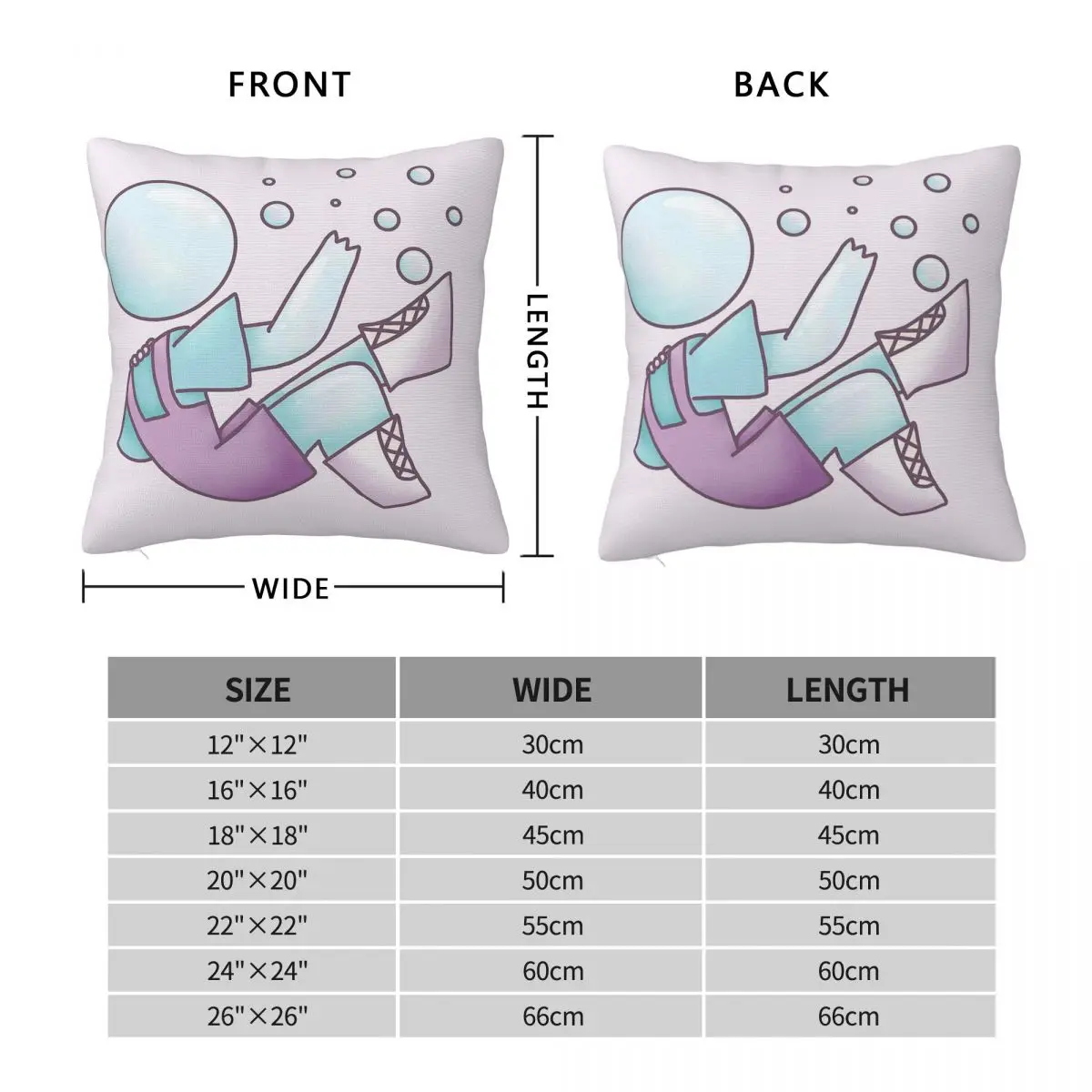 Bubble & Bubbles Square Pillowcase Polyester Linen Velvet Creative Zip Decor Throw Pillow Case Bed Cushion Cover 18