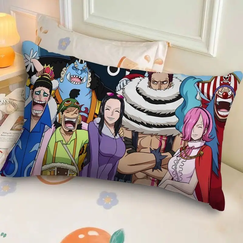 One Piece Monkey D. Roronoa Zoro Cartoon-Kissenbezug, niedlicher, bequemer und weicher, abnehmbarer Kissenbezug für Zuhause und Wohnheim – Detail 7